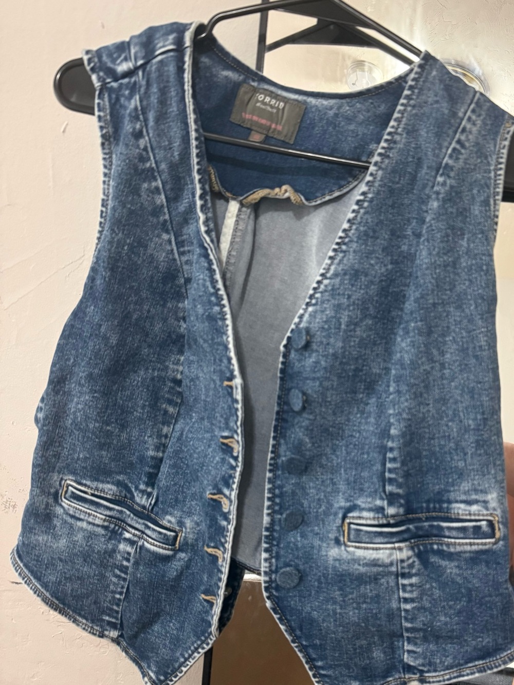 Denim Vest - Blue women’s Casual Jean Vest